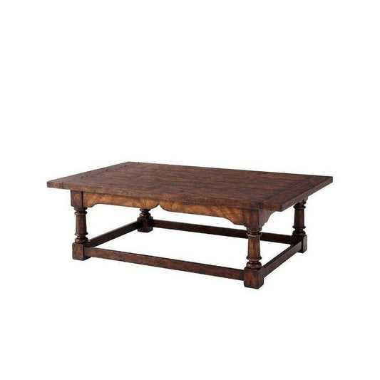 Theodore Alexander Victory Oak Cocktail Table