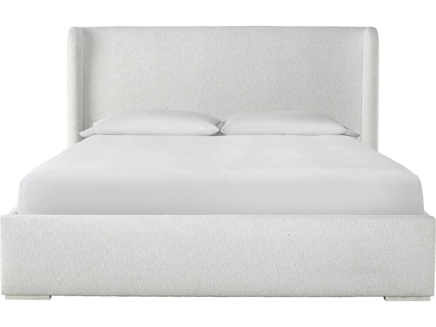 Restore Bed White Upholstered King Panel