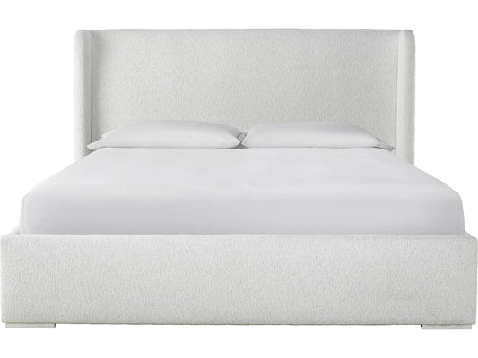 Restore Bed White Upholstered California King Panel