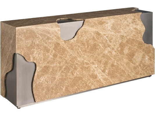 Modern Rectangular Stone Console Table