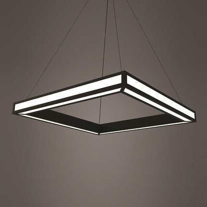 Strata LED Square Chandelier
