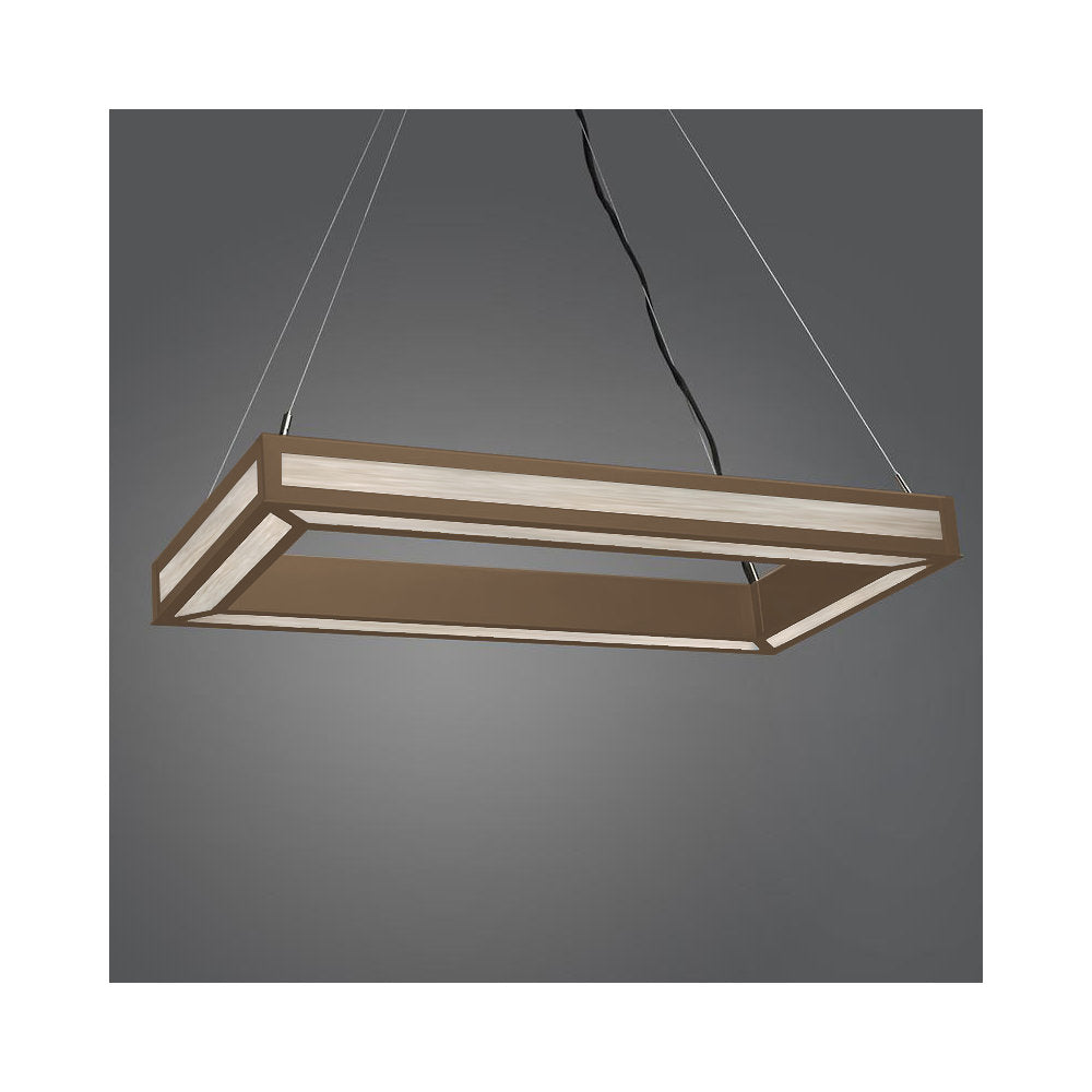 Strata LED Rectangular Chandelier