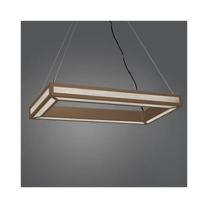 Strata LED Rectangular Chandelier