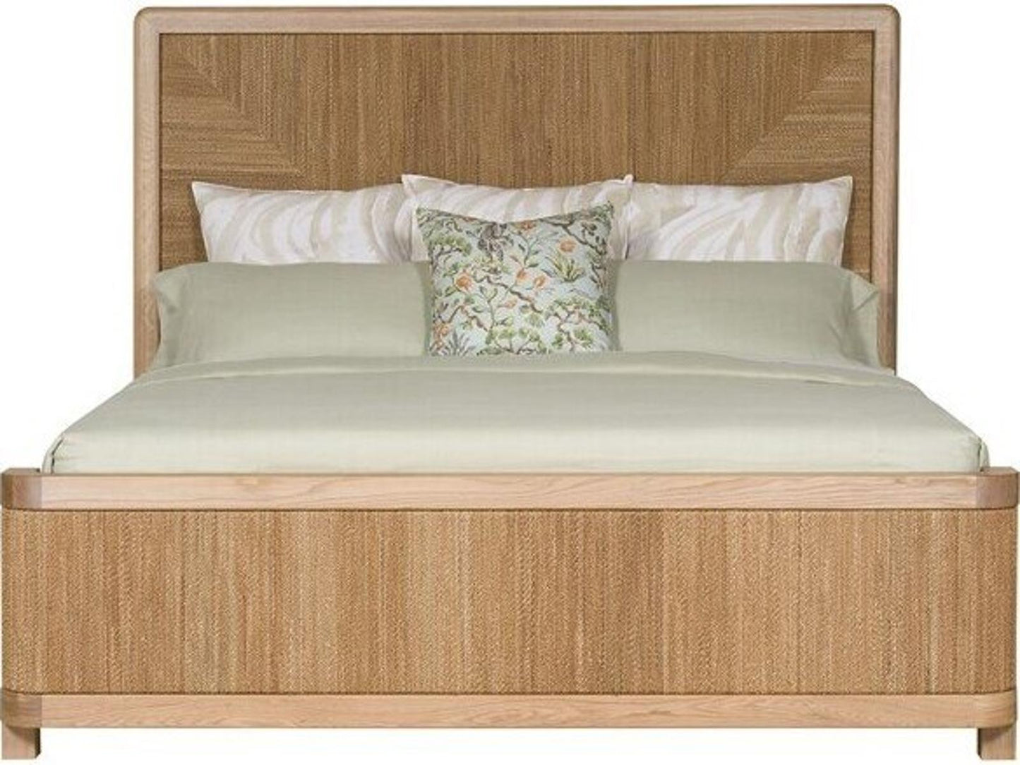 Form Natural Oak Wood King Platform Bed
