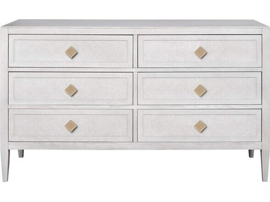 Walt 6-Drawer Oak Double Dresser in Casa Blanca