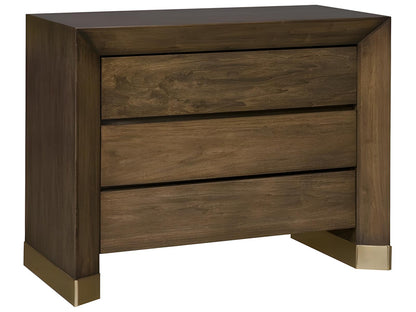 Dunecrest Three-Drawer Nightstand in Cavallo Finish