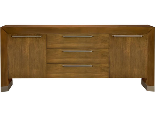 Dunecrest Buffet in Cavallo Bleached Walnut with White Bronze Accents