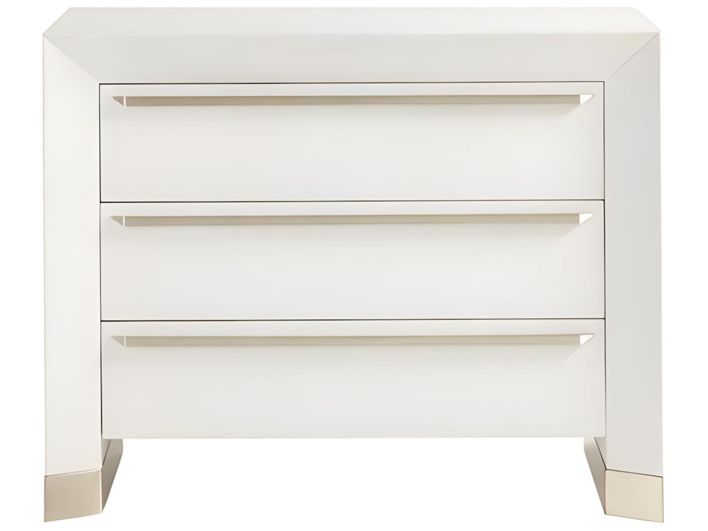 Dunecrest 3-Drawer Nightstand in Sugar Coat Finish