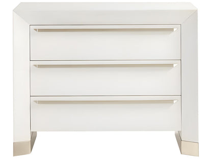 Dunecrest 3-Drawer Nightstand in Sugar Coat Finish