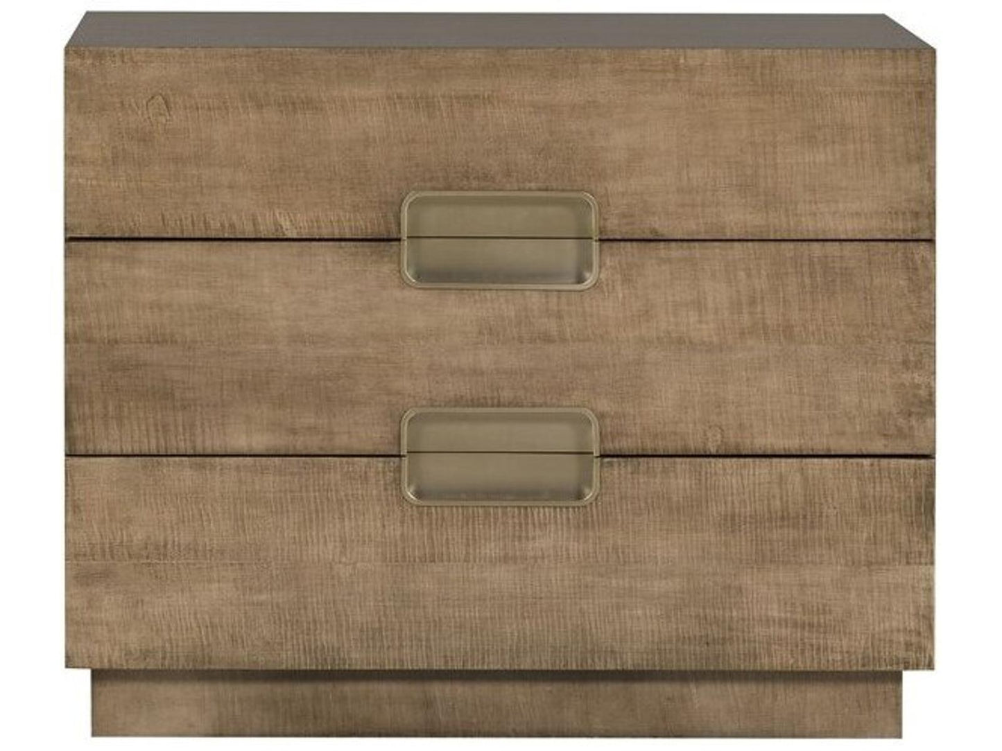 Splendor 3-Drawer Nightstand in Mocha Bleached Maple