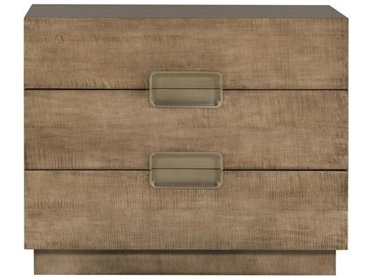 Splendor 3-Drawer Nightstand in Mocha Bleached Maple