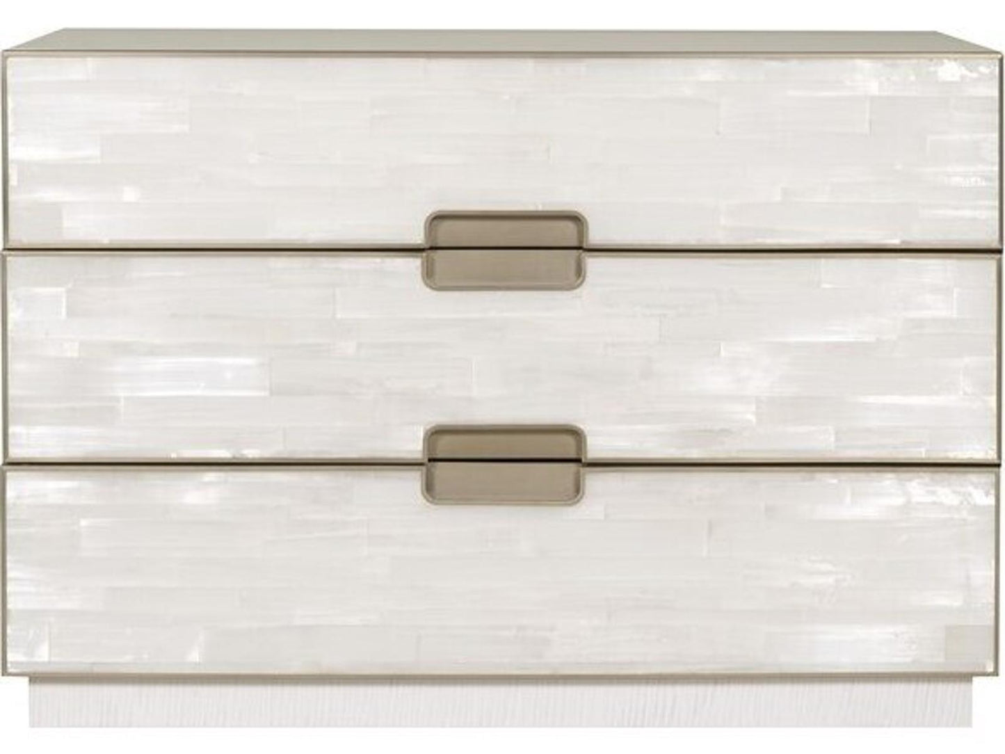 Splendor 3-Drawers White Double Dresser