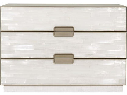 Splendor 3-Drawers White Double Dresser