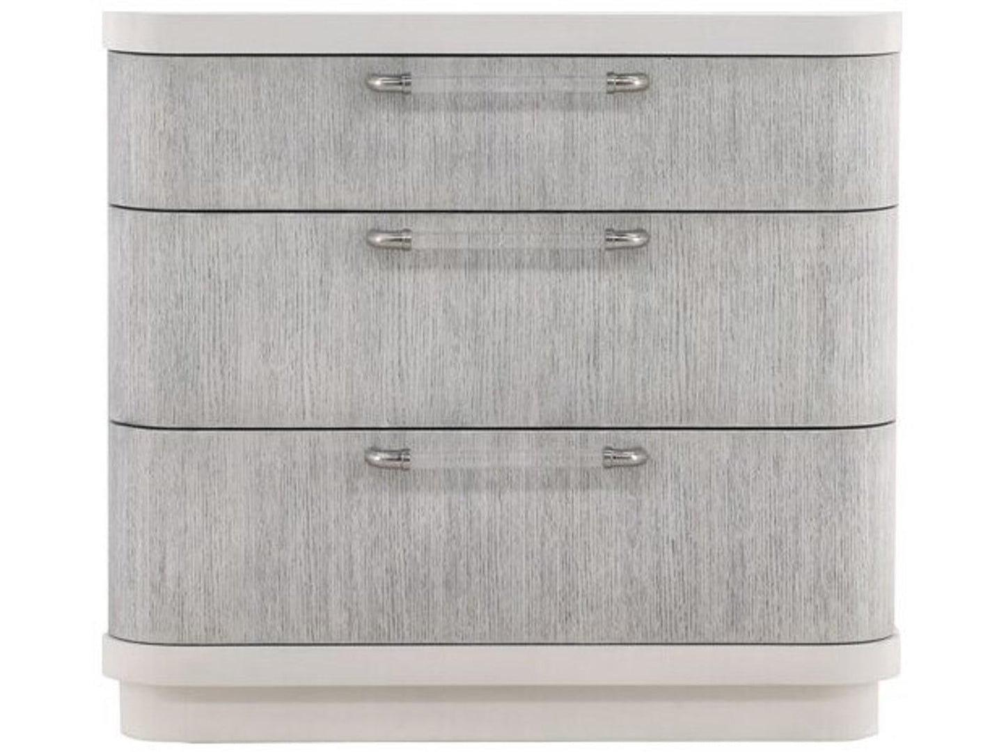Cove 3-Drawer Nightstand in Moonstruck and White Frost