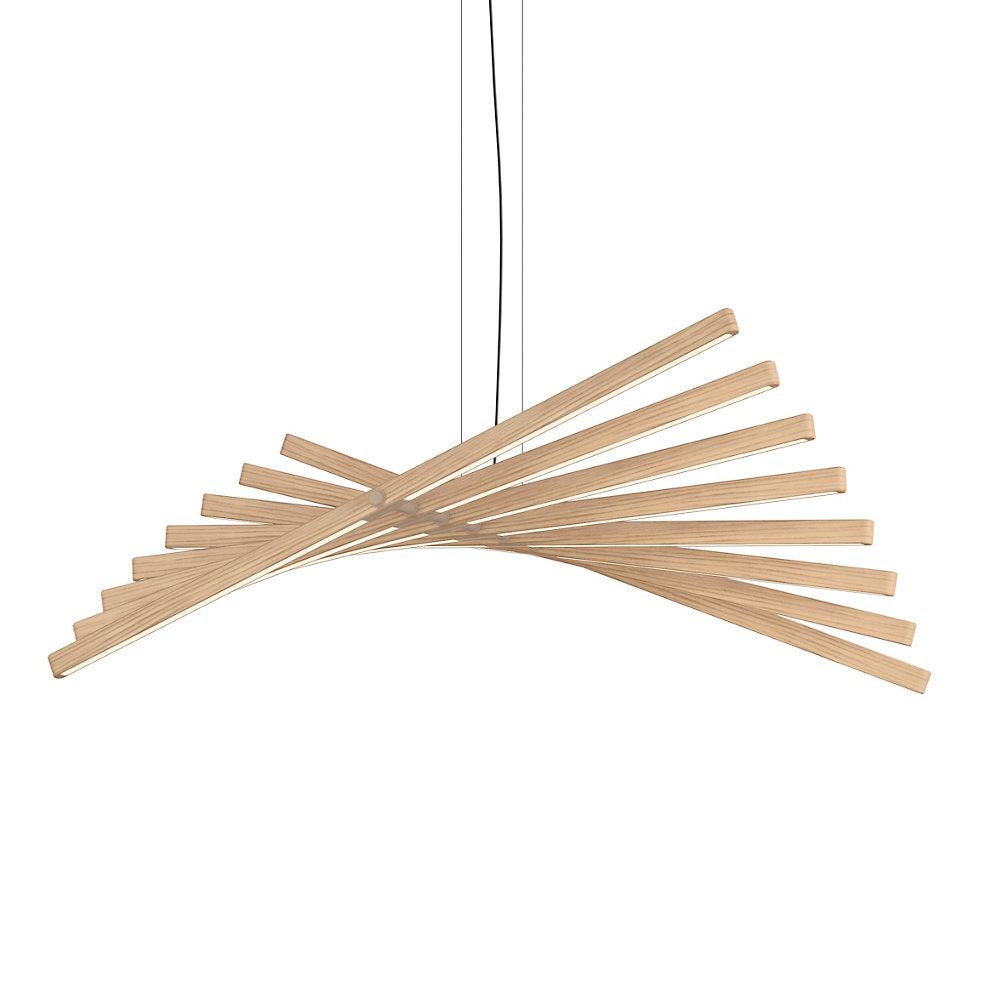 Rhythm Wood LED Pendant