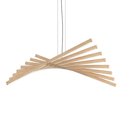 Rhythm Wood LED Pendant