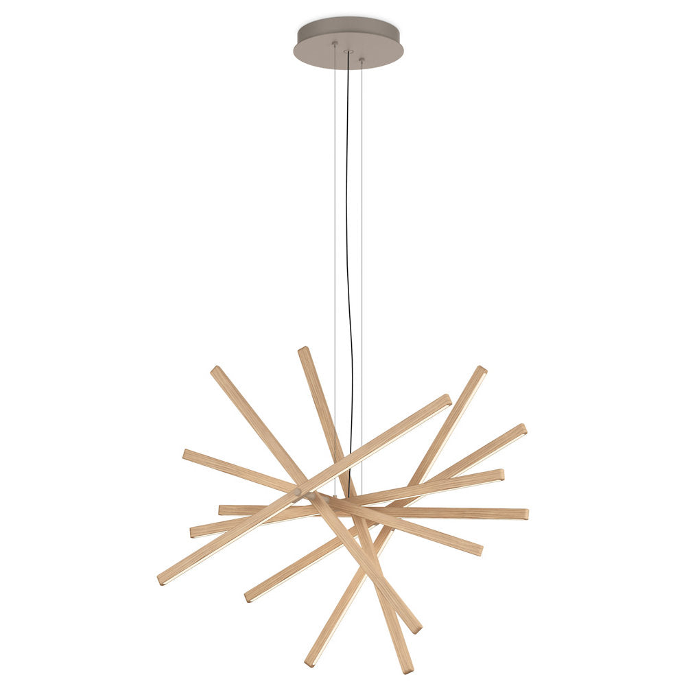 Rhythm Wood LED Pendant