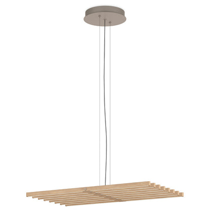 Rhythm Wood LED Pendant