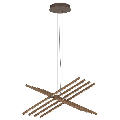Rhythm Wood LED Pendant