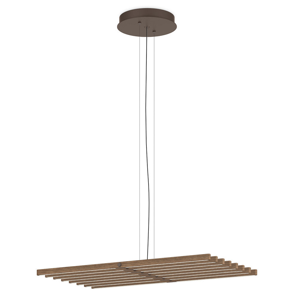 Rhythm Wood LED Pendant