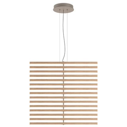 Rhythm Wood Vertical LED Pendant