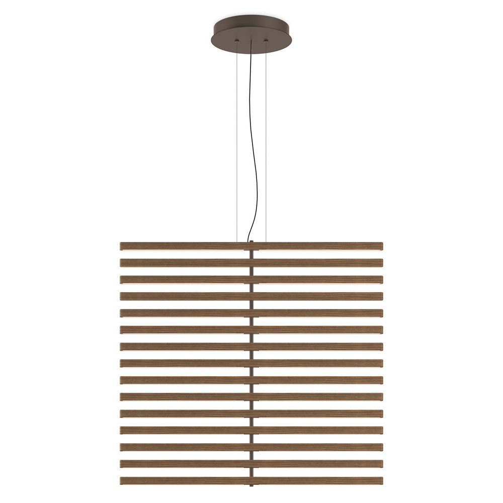 Rhythm Wood Vertical LED Pendant