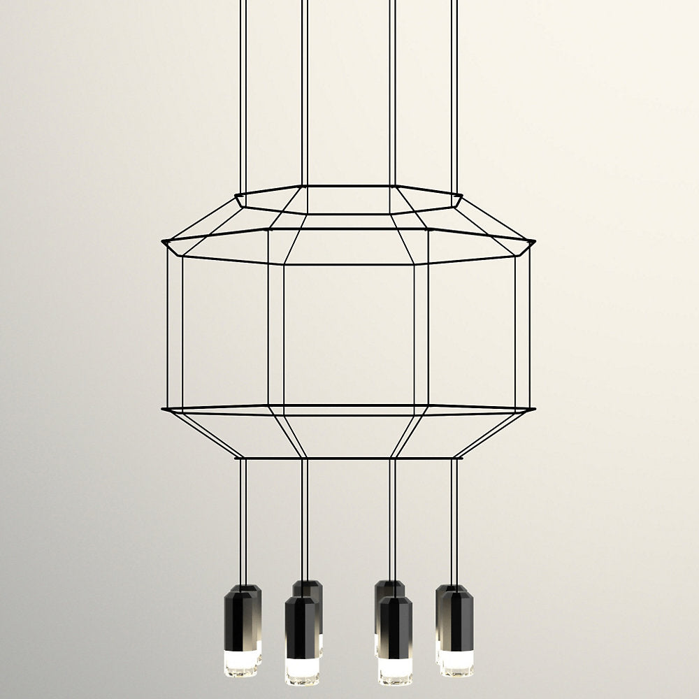 Wireflow 3-D LED Octagonal Pendant
