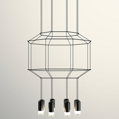 Wireflow 3-D LED Octagonal Pendant