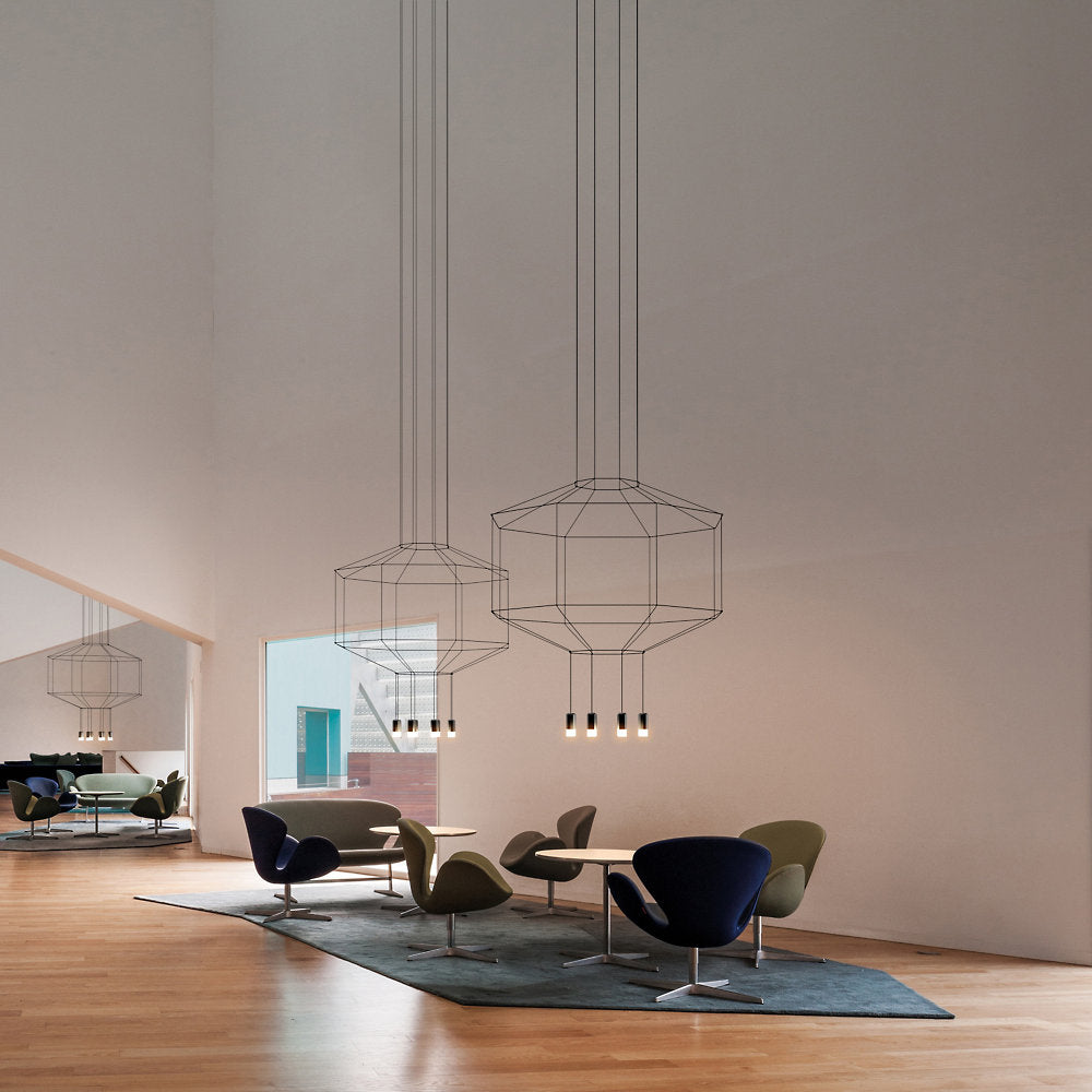 Wireflow 3-D LED Octagonal Pendant