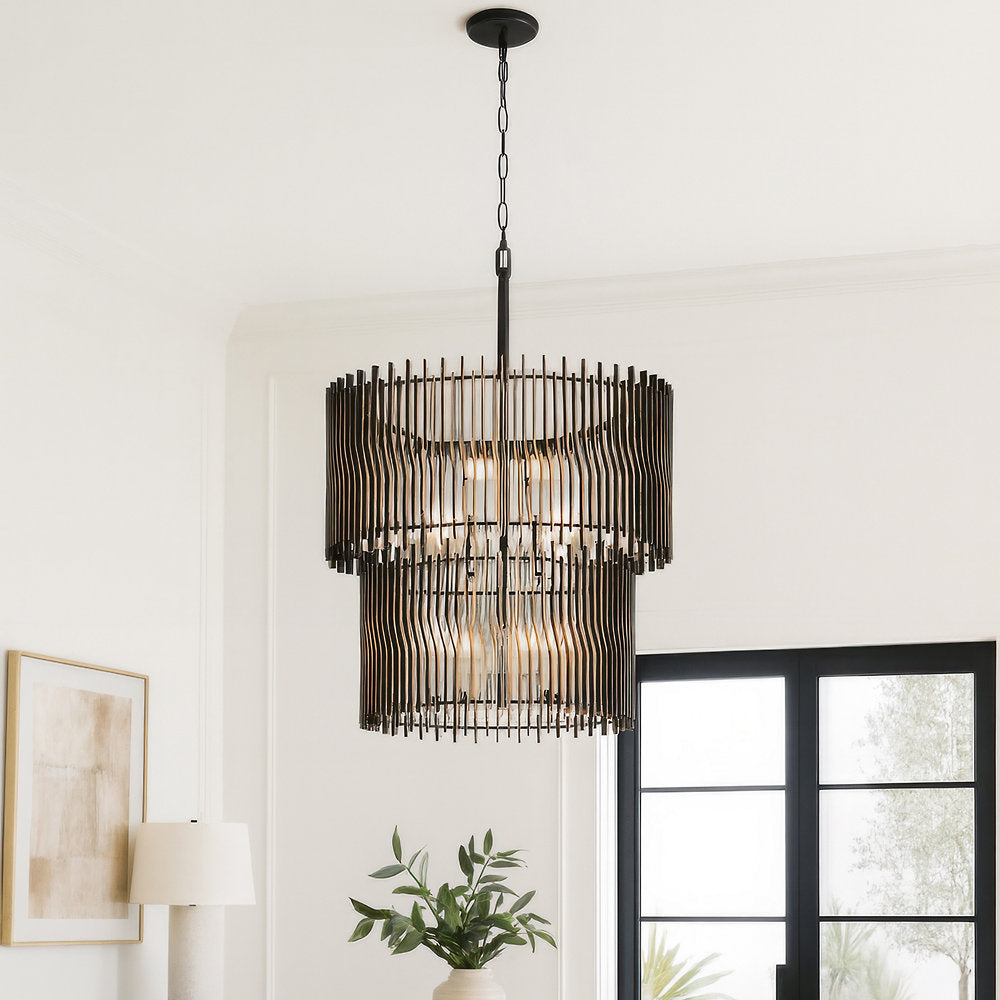Park Row 2-Tiered Chandelier