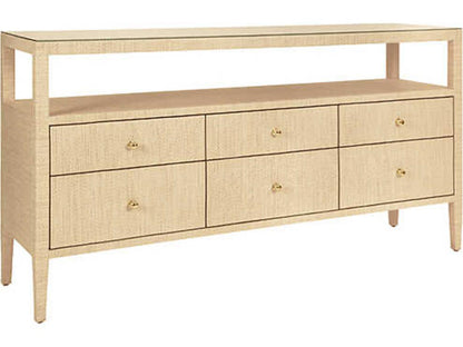 Jordan Rectangular Wood Brown Console Table