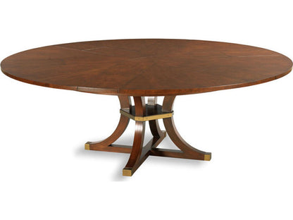 Apollo Jupe Round Dining Table in Bordeaux Finish