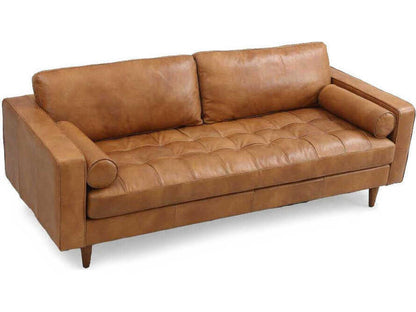 Holly Brown Leather Sofa