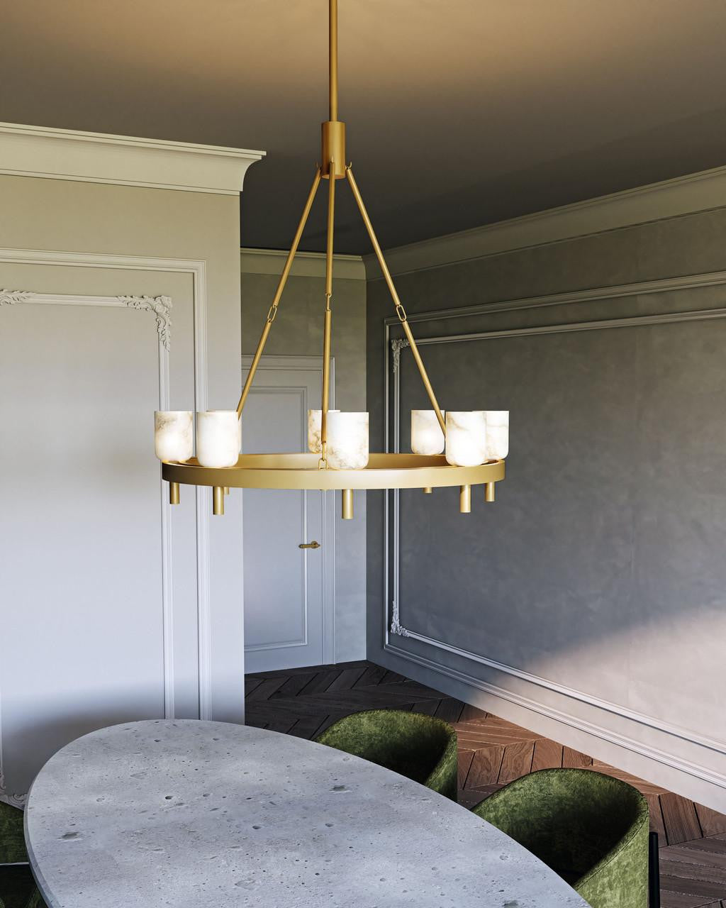 Lucian 8 Light Chandelier