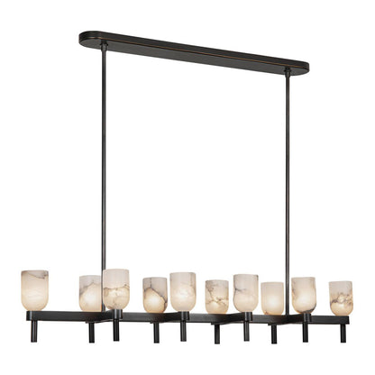 Lucian 10 Light Linear Pendant