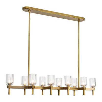 Lucian 10 Light Linear Pendant