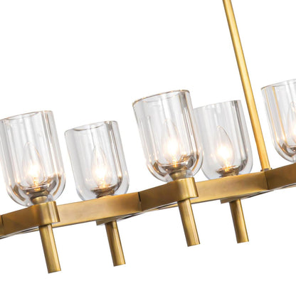 Lucian 10 Light Linear Pendant