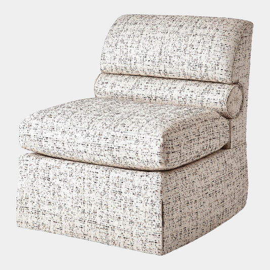 Global Views Bolster Slipper Chair