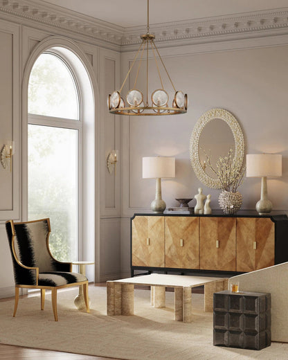 MarjieScope Brass Chandelier