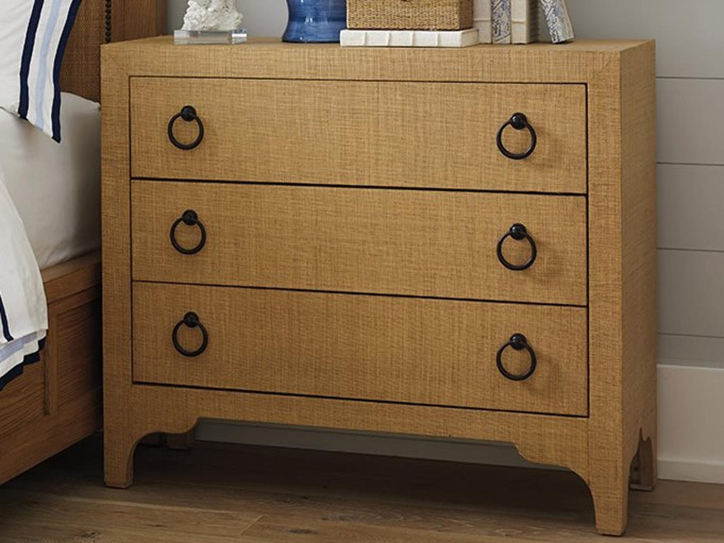 Newport Balboa 3-Drawers Brown Chest Nightstand