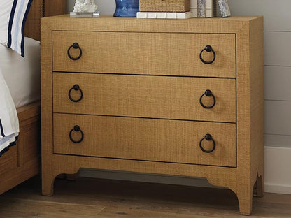 Newport Balboa 3-Drawers Brown Chest Nightstand