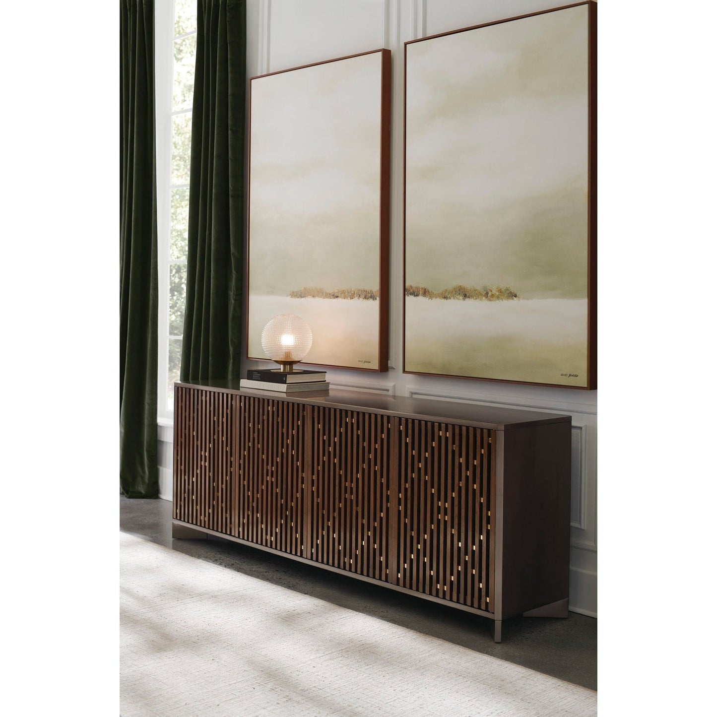 Caracole Classic Diamond In The Rough Console & Desk