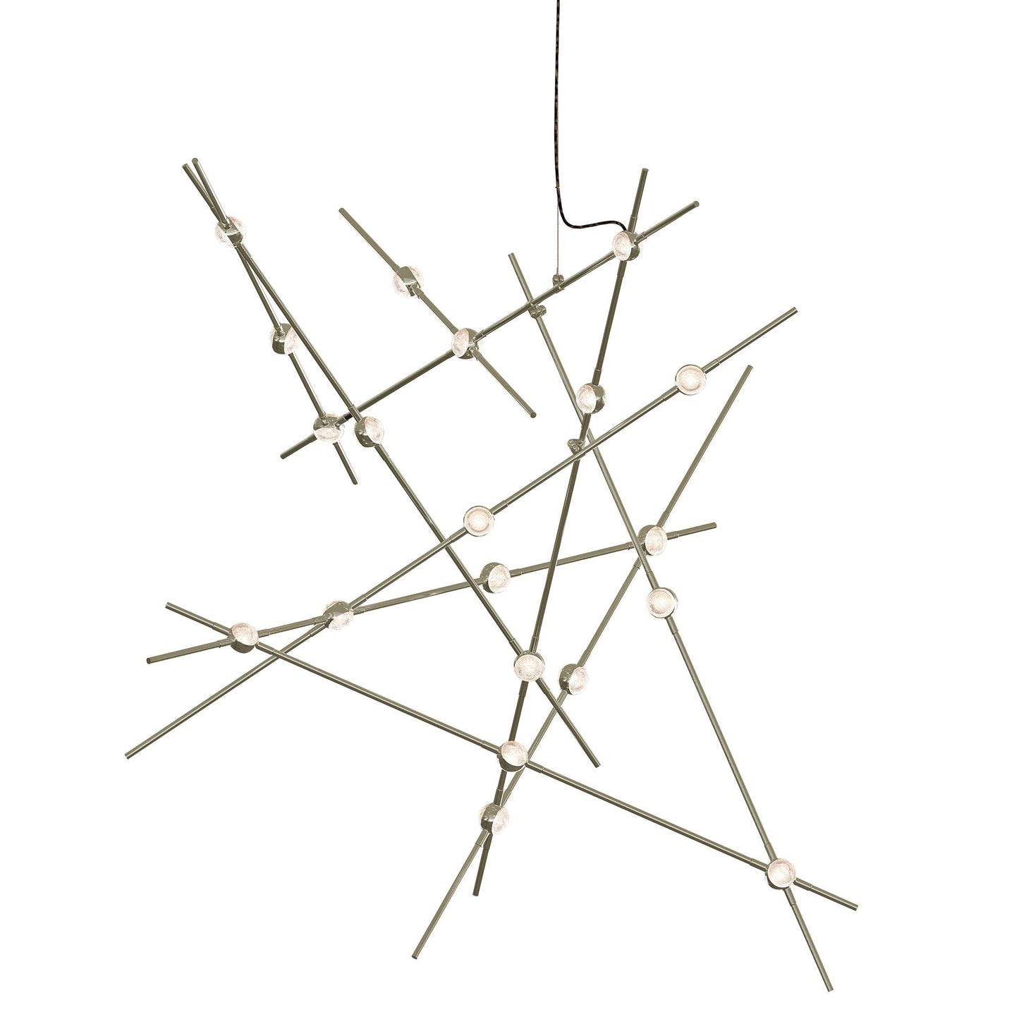 Constellation Aquila 37 1/4"W Satin Nickel LED Chandelier