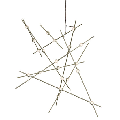 Constellation Aquila 37 1/4"W Satin Nickel LED Chandelier