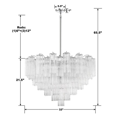 Addis 16 Light Chandelier