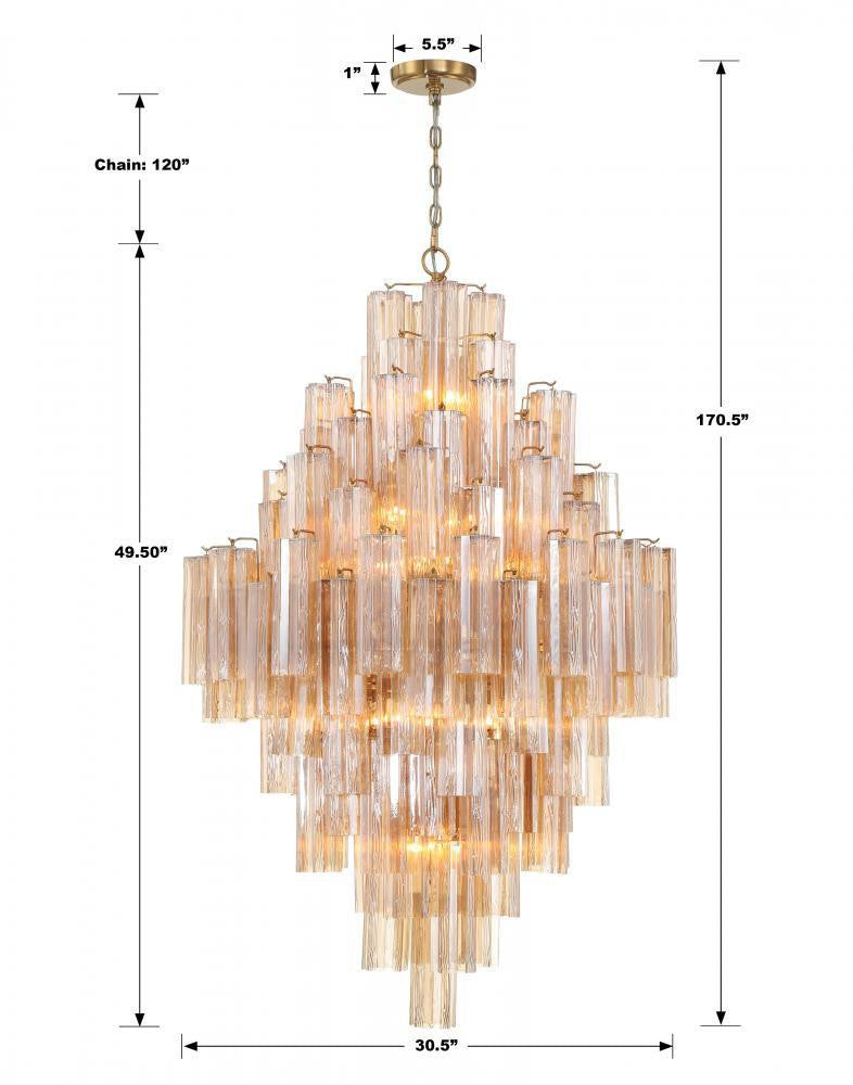 Addis 20 Light Chandelier