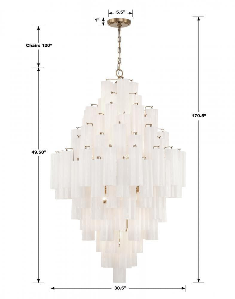 Addis 20 Light Chandelier