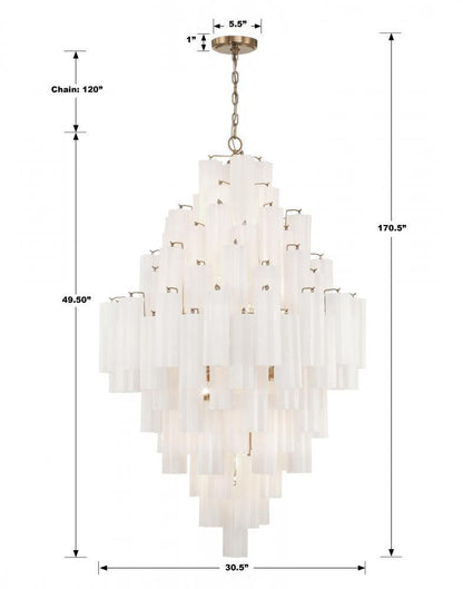 Addis 20 Light Chandelier