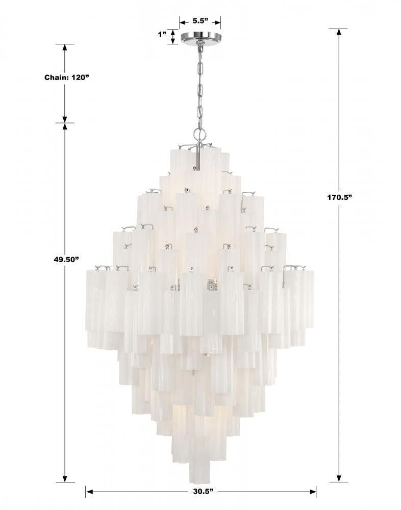 Addis 20 Light Chandelier