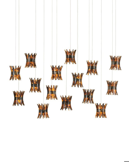 Alsop 15-Light Linear Multi-Drop Pendant